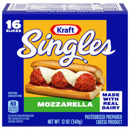 Kraft Singles Mozzarella Cheese