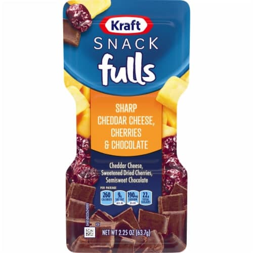 Kraft Trios Snackfulls, Sharp Yellow Cheddar Cheese, Dried Cherries, Semisweet Chocolate