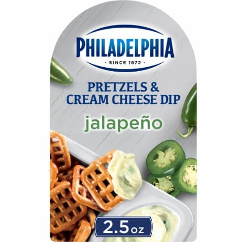 Philadelphia Pretzels And Jalapeno Cream Cheese Dip