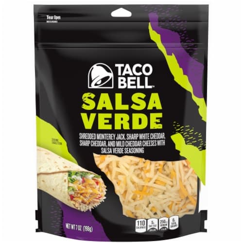 Taco Bell Salsa Verde Shredded Cheese