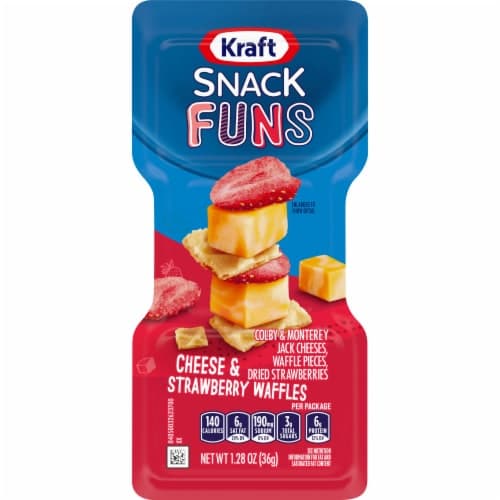 Kraft Trios Snack Funs, Strawberry Waffles