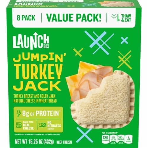 Launchbox Jumpin' Turkey Jack Sandwiches