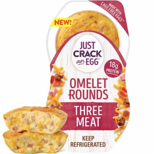 Just Crack An Egg Omelet Rounds Three Meat