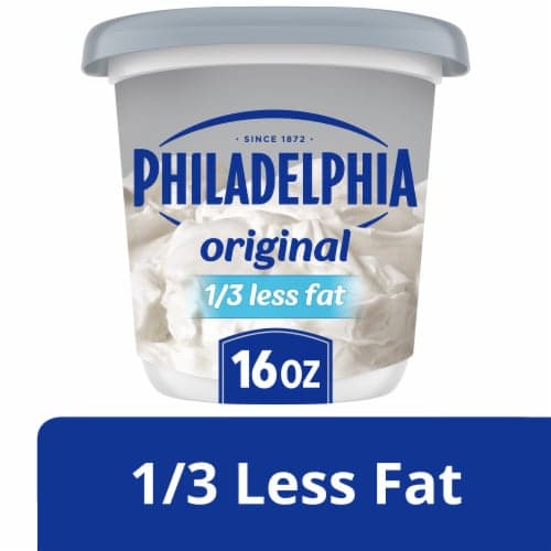Philadelphia Reduced Fat Cream Cheese Spread With Ess Fat Tub