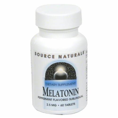 Source Naturals Melatonin Peppermint Flavored Sublingual