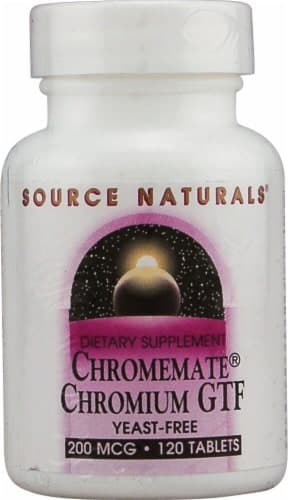 Source Naturals  Chromemate Chromium Gtf Yeast Free
