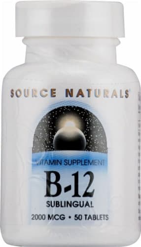 Source Naturals B-12 Sublingual Tablets 2000Mcg