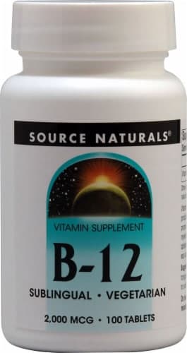 Source Naturals B-12 Biolingual Tablets 2000Mcg
