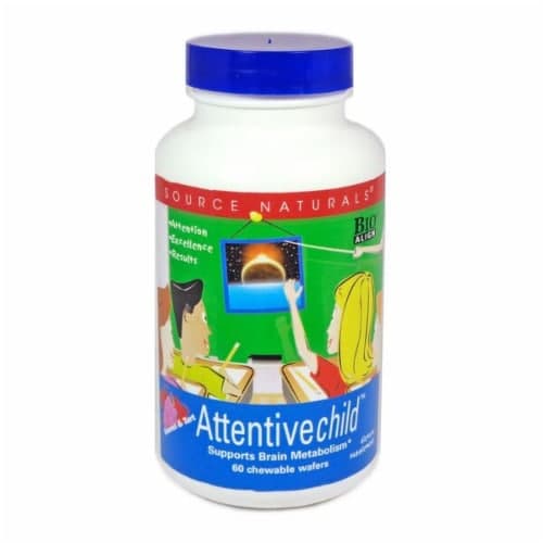 Source Naturals Attentive Child Chewable Wafers