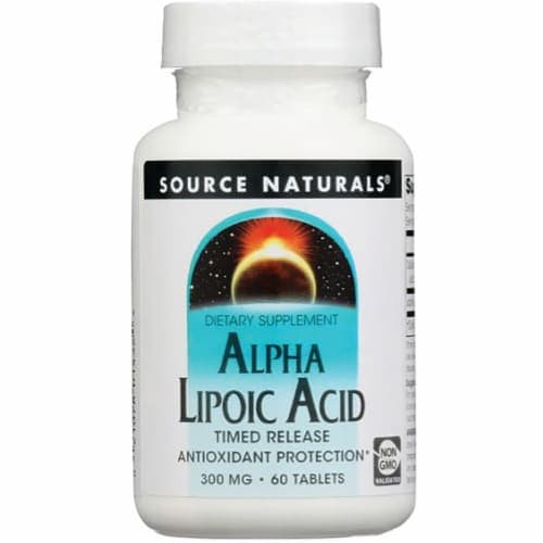 Source Naturals Alpha Lipoic Acid Timed Release 60 Tabs