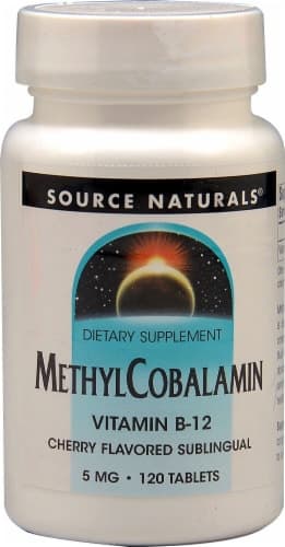 Source Naturals Methylcobalamin Vitamin B12 Cherry Lozenges