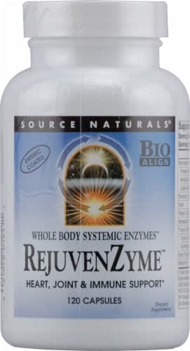Source Naturals Whole Body Systemic Enzymes Rejuvenzyme Capsules