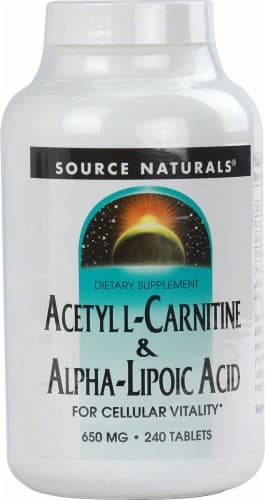 Source Naturals Acetyl L-Carnitine And Alpha-Lipoic Acid