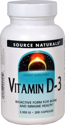 Source Naturals Vitamin D-3 Capsules 2000Iu