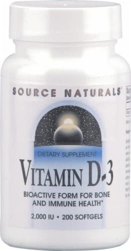 Source Naturals Vitamin D-3 Softgels 2000Iu