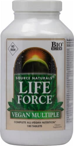 Source Naturals Life Force Vegan Multiple No Iron