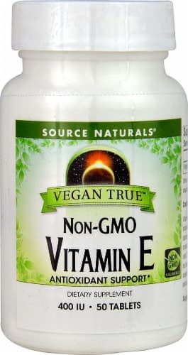 Source Naturals Vegan True Vitamin E Tablets 400Iu