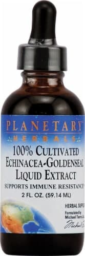 Planetary Herbals 100% Cultivated Echinacea-Goldenseal Liquid Extract