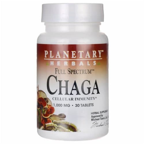 Planetary Herbals Full Spectrum Chaga 1, 30 Tabs