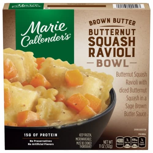 Marie Callender'S  Meal, Brown Butter Butternut Squash Ravioli Bowl