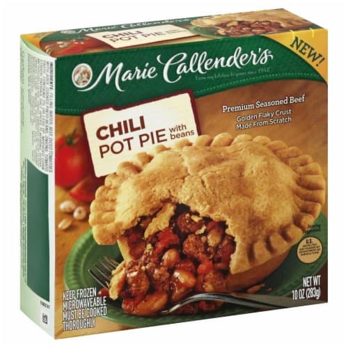 Marie Callenders Pot Pie, Chili, With Beans