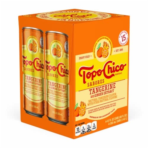 Topo Chico Sabores Tangerine Ginger 4