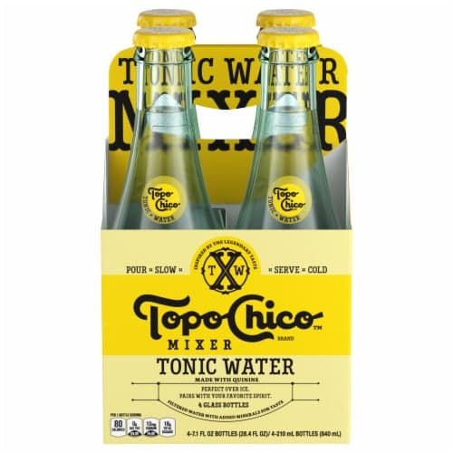 Topo Chico Mixer Tonic Water Glass Bottles