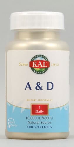 Kal Vitamin A And D Dietary Supplement Softgels