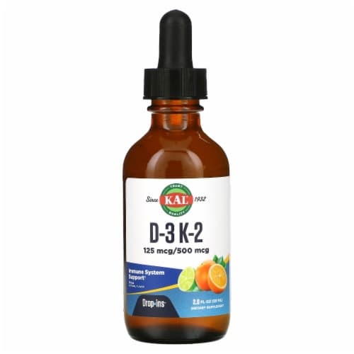 Kal D-3 K-2 Dropins Emulsion Dietary Supplement