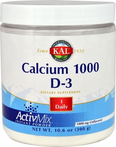 Kal  Calcium 1000 D-3   Unflavored