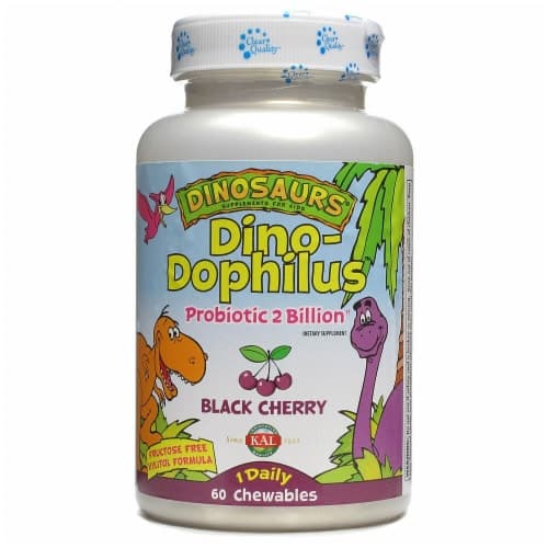 Kal Dinosaurs Dinodophilus Black Cherry Chewables