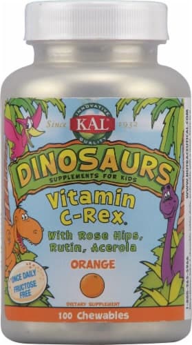 Kal Dinosaurs Vitamin C-Rex Orange Chewables