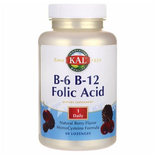 Kal B-6 B-12 Folic Acid - Berry 60 Loz