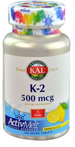 Kal K-2 Activmel Lemon Flavored Micro Tablets 500 Mcg