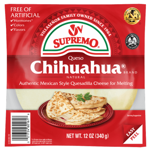 V&V Supremo Chihuahua Queso Quesadilla Mexican Chunk Cheese