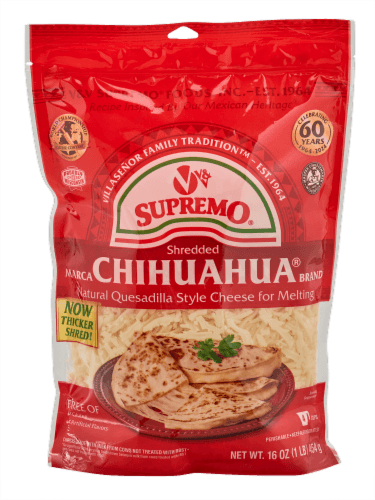 V&V Supremo Chihuahua Quesadilla Shredded Cheese
