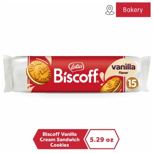 Biscoff Cookie Sandwich Vanilla Cream
