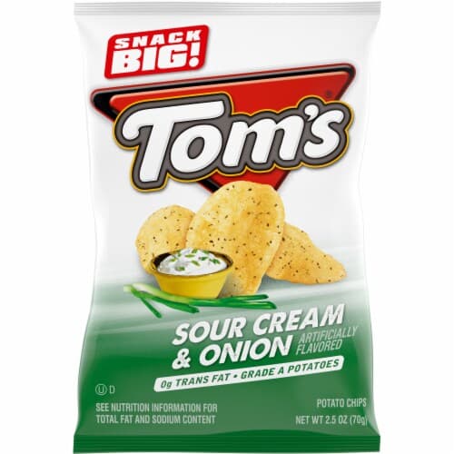 Tom'S Sour Cream & Onion Potato Chips