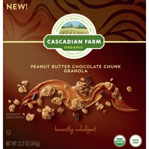 Cascadian Farm Organic Peanut Butter Chocolate Chunk Granola