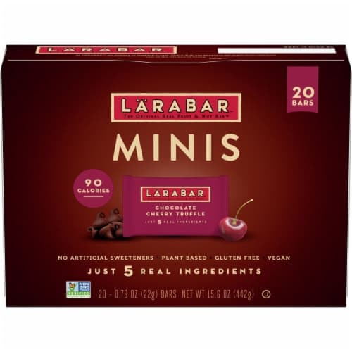 Larabar Cherry Chocolate Truffle Mini Bars Gluten Free Vegan Bars
