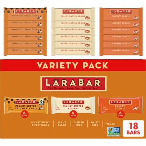 Larabar Variety Pack Gluten Free Vegan Fruit & Nut Bars