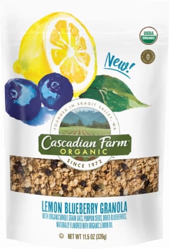 Cascadian Farm Organic Granola, Lemon Blueberry