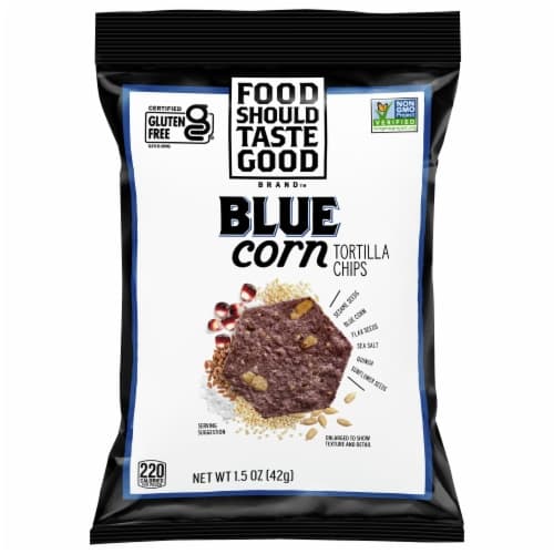 Food Should Taste Good Blue Corn Tortilla Chips