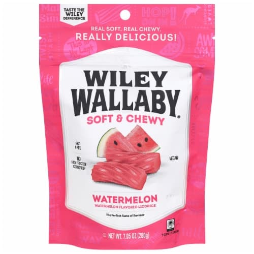 Wiley Wallaby Watermelon Flavored Licorice