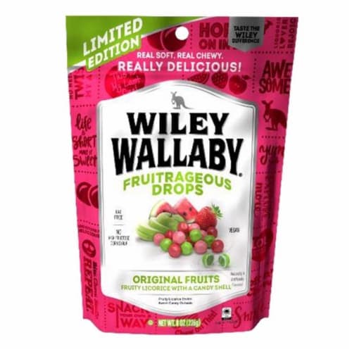 Wiley Wallaby Fruitrageous Drops Original Fruits
