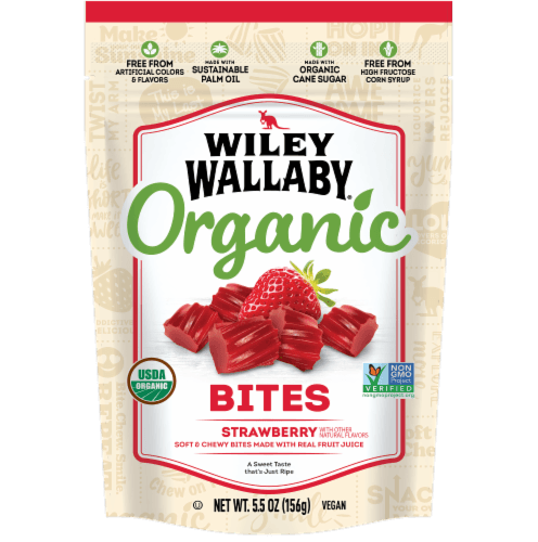Wiley Wallaby Organic Strawberry Bites