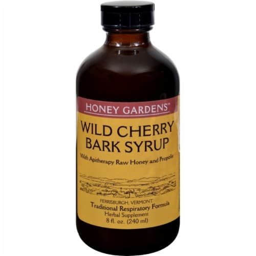 Honey Gardens Apitherapy Honey Wild Cherry Syrup