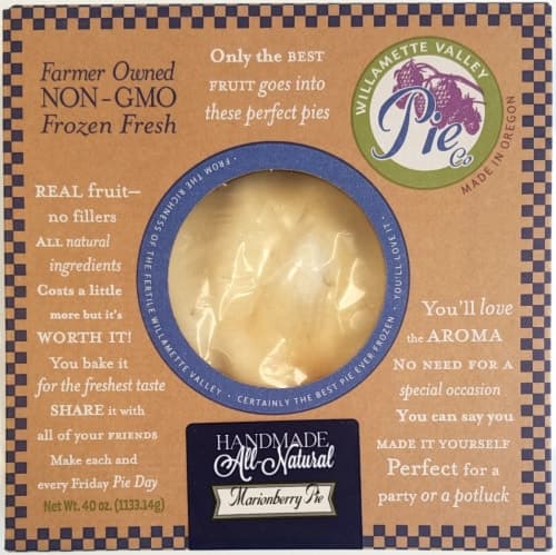 Willamette Valley Pie Co. Handmade All-Natural Marionberry Pie