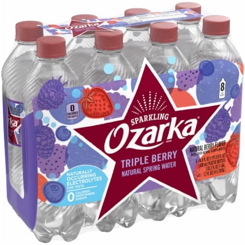 Ozarka Triple Berry Sparkling Spring Water