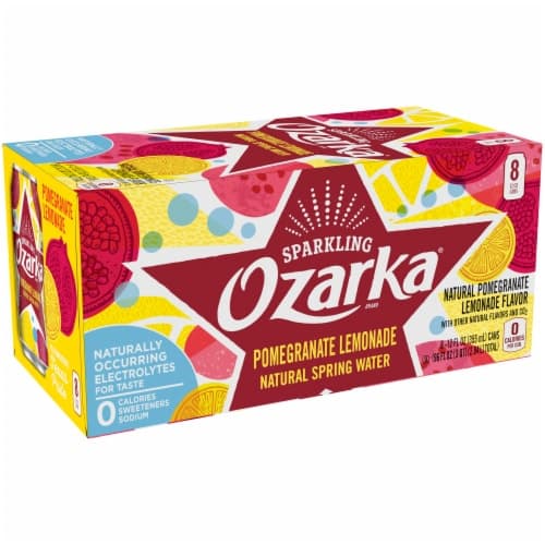 Ozarka Sparkling Water, Pomegranate Lemonade, Cans